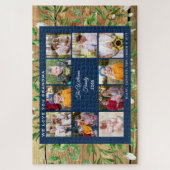 コラージュ写真愛してるおばあちゃんの葉 ジグソーパズル (縦)