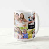 コラージュ写真懇親会名年記念 コーヒーマグカップ (正面右)