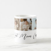 コラージュ写真母の日コーヒーマグ5枚 コーヒーマグカップ (中央)