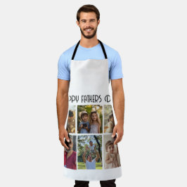 コラージュ写真父の日 エプロン