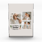 コラージュ写真&おばあちゃんのキッチンは常に開いている フォトブロック (正面)