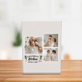 コラージュ写真&おばあちゃんのキッチンは常に開いている フォトブロック