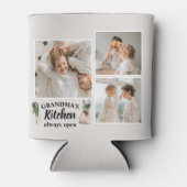 コラージュ写真&おばあちゃんのキッチンは常に開いている 缶クーラー (正面)