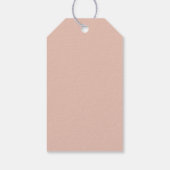 コラージュ写真 |カラフル楽しい休日の贈り物 ギフトタグ (裏面)