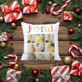 コラージュ写真 |カラフル楽しい休日の贈り物 クッション