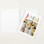 コラージュ写真 |カラフル楽しい休日の贈り物 プランナー手帳 (ディスプレー)