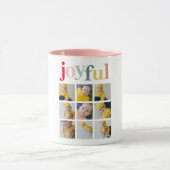 コラージュ写真 |カラフル楽しい休日の贈り物 マグカップ (中央)