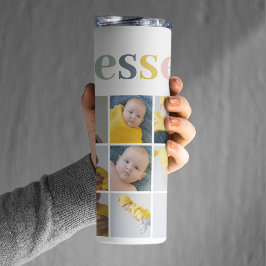 コラージュ写真 カラフル賛美祝 タンブラー