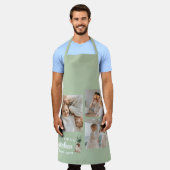 コラージュ写真&グランドパキッチンは常にオープン エプロン (着用した状態)