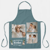 コラージュ写真&グランドパキッチンは常にオープン エプロン (正面)