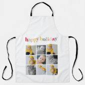 コラージュ写真 |ハッカラフルプホリデー エプロン (正面)