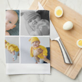 コラージュ写真 |ハッカラフルプホリデー キッチンタオル (四つ折り)