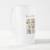 コラージュ写真 |ハッカラフルプホリデー フロストグラスビールジョッキ (正面左)