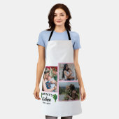 コラージュ写真 | 「ママの台所はいつも開いている エプロン (着用した状態)