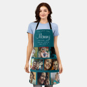 コラージュ写真 | 「ママの台所はいつも開いている エプロン (着用した状態)