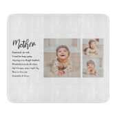 コラージュ写真&マ最高のザー引用文ラブギフト カッティングボード (正面)