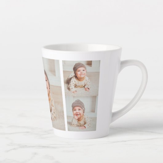 コラージュ写真&マ最高のザー引用文ラブギフト カフェラテマグ (右)