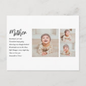 コラージュ写真&マ最高のザー引用文ラブギフト シーズンポストカード (正面)