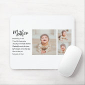 コラージュ写真&マ最高のザー引用文ラブギフト マウスパッド (マウス)