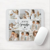 コラージュ写真 |私たちはおじいちゃんギフトを愛している マウスパッド (マウス)