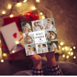 コラージュ写真 |私のパパは私のバレンタインデー