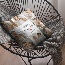 コラージュ写真 |私のパパは私のバレンタインデー アウトドアクッション