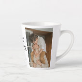 コラージュ写真 |私のパパは私のバレンタインデー カフェラテマグ (右)