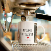 コラージュ写真 |私のパパは私のバレンタインデー コーヒーマグカップ