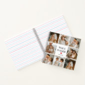 コラージュ写真 |私のパパは私のバレンタインデー ノートブック (内部)