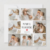 コラージュ写真 |私の母は私のバレンタインデーである (正面)