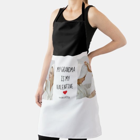 コラージュ写真 |私の母は私のバレンタインデーである エプロン (インサイチュ)