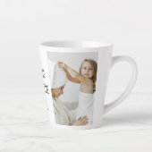 コラージュ写真 |私の母は私のバレンタインデーである カフェラテマグ (右)