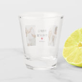 コラージュ写真 |私の母は私のバレンタインデーである ショットグラス (裏面)