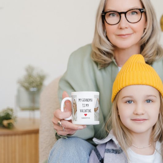 コラージュ写真 |私の母は私のバレンタインデーである マグカップ