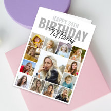 コラージュ写真Any Ageハッピーバースデー