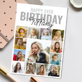 コラージュ写真Any Ageハッピーバースデー カード
