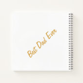 コラージュ切り出し文字PAPA I白 ノートブック (裏面)