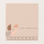 コラージュ土調メイクアップアーティストサロン報酬 名刺 (内部フラット)