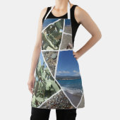 コラージュ地中海のデザイン エプロン (インサイチュ)