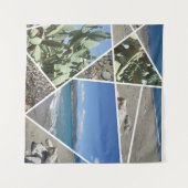 コラージュ地中海のデザイン タペストリー (正面(横))