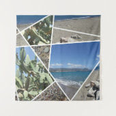 コラージュ地中海のデザイン タペストリー (正面)