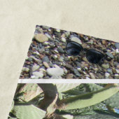 コラージュ地中海のデザイン ビーチタオル (インサイチュ)