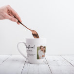 コラージュ夫婦の写真とロマンチックな夫ラブギフト カフェラテマグ<br><div class="desc">コラージュ夫婦の写真とロマンチックな夫ラブギフト</div>
