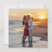 コラージュ婚約したフォト結婚の発表 (裏面)