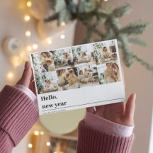 コラージュ家族の写真 |年賀状