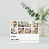 コラージュ家族の写真 |年賀状 シーズンポストカード (スタンド正面)