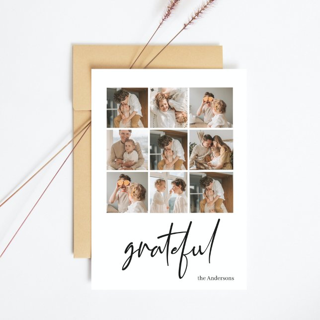 コラージュ家族の写真 |感謝と家族の名前 (クリエイターアップロード済み)