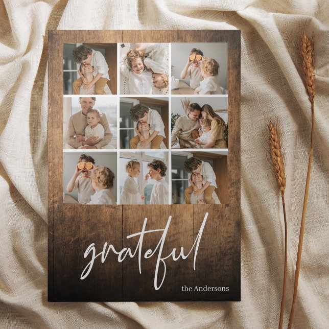 コラージュ家族の写真 |感謝と家族の名前 (クリエイターアップロード済み)