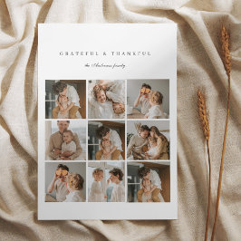 コラージュ家族の写真 |感謝と感謝の家族