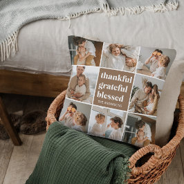 コラージュ家族の写真 |感謝賛美 クッション
